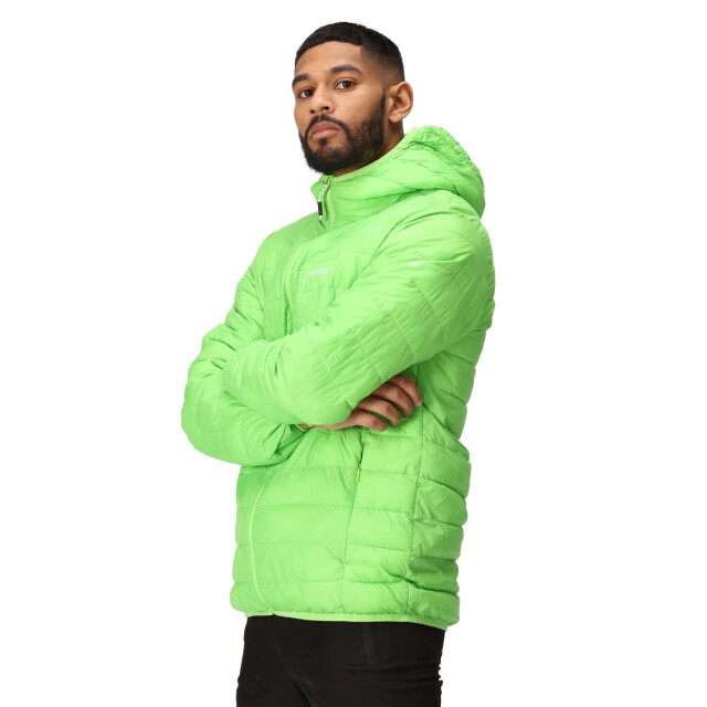 Regatta Heren hillpack hooded lightweight jacket UTRG8445_jasminegreen large