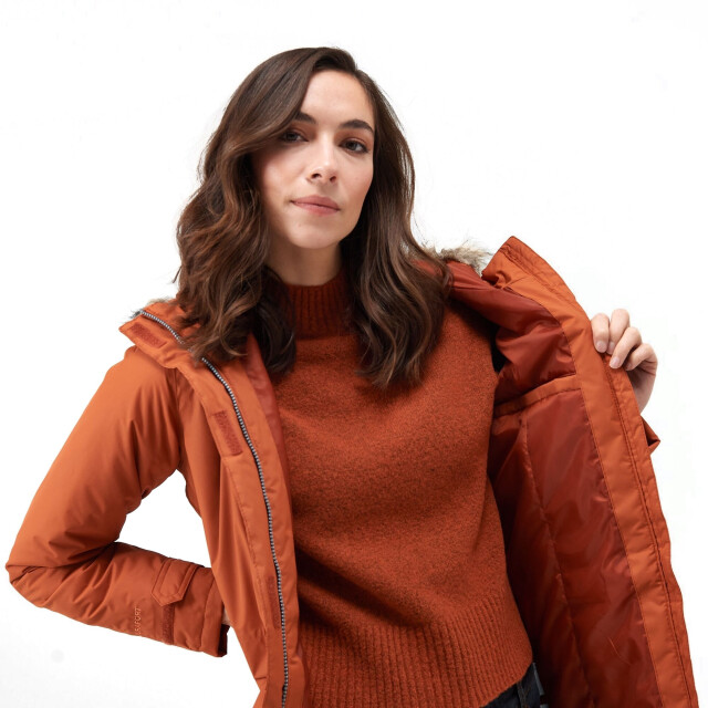 Regatta Dames myla ii parka UTRG8352_burntcopper large
