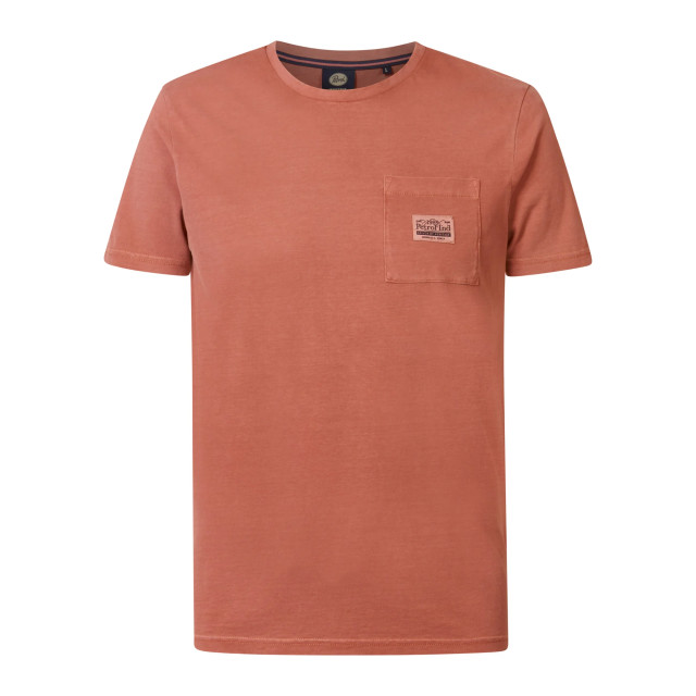 Petrol Industries Heren t-shirt m-1040-tsr639 3166 red brick Shirt M 1040 TSR639 3166 Red Brick large