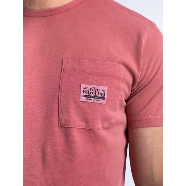 Petrol Industries Heren t-shirt m-1040-tsr639 3166 red brick Shirt M 1040 TSR639 3166 Red Brick large