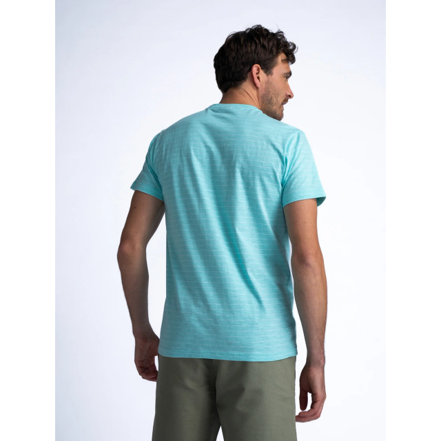 Petrol Industries Heren t-shirt m-1040-tsr646 5180 aqua Shirt M 1040 TSR645 5180Aqua large