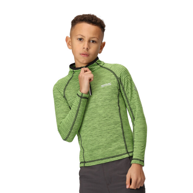 Regatta Kinderen/kinderen berley half zip top met lange mouwen UTRG4502_jasminegreen large