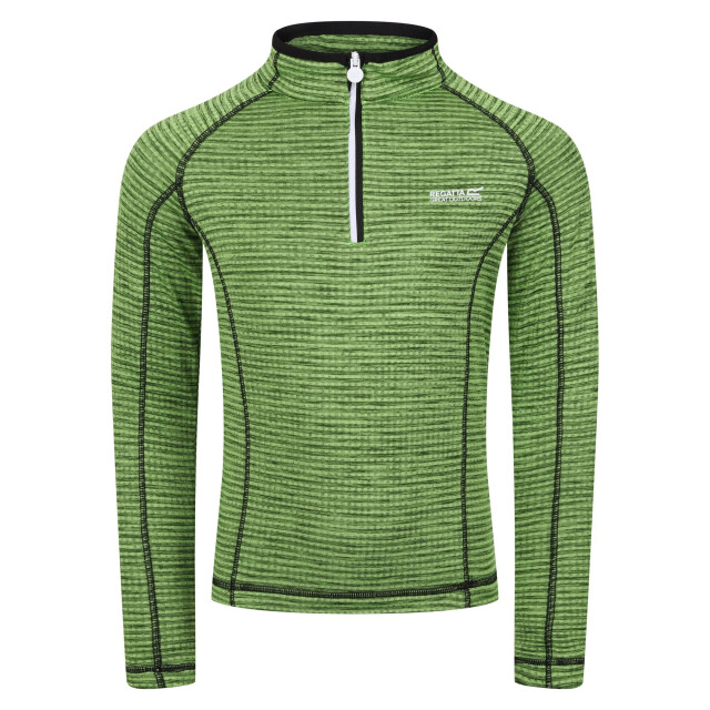 Regatta Kinderen/kinderen berley half zip top met lange mouwen UTRG4502_jasminegreen large