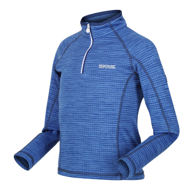 Regatta Kinderen/kinderen berley half zip top met lange mouwen UTRG4502_strongblue large