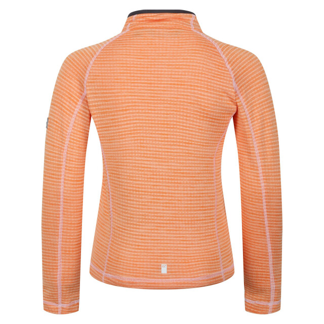 Regatta Kinderen/kinderen berley half zip top met lange mouwen UTRG4502_apricotcrush large