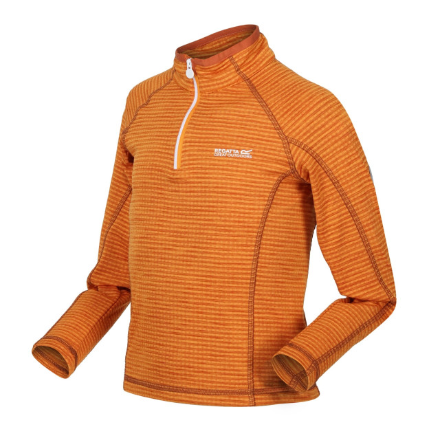 Regatta Kinderen/kinderen berley half zip top met lange mouwen UTRG4502_orangepepper large