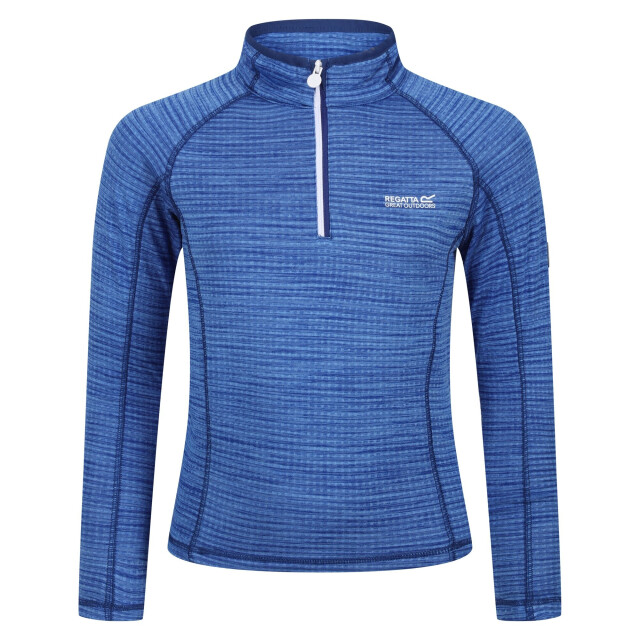 Regatta Kinderen/kinderen berley half zip top met lange mouwen UTRG4502_strongblue large