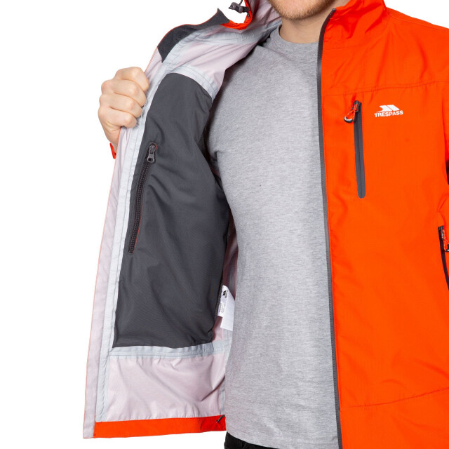 Trespass Heren rakenfard tp75 waterdichte jas UTTP5972_flameorange large