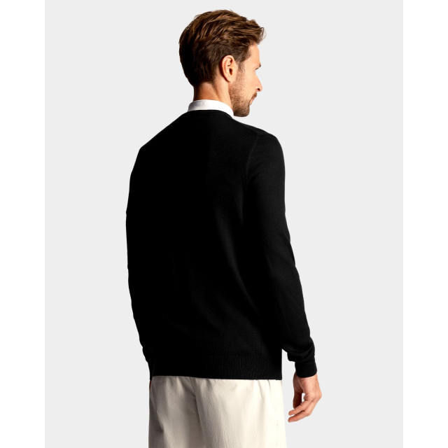 Lyle and Scott golf crew neck pullover - 065941_990-XL large