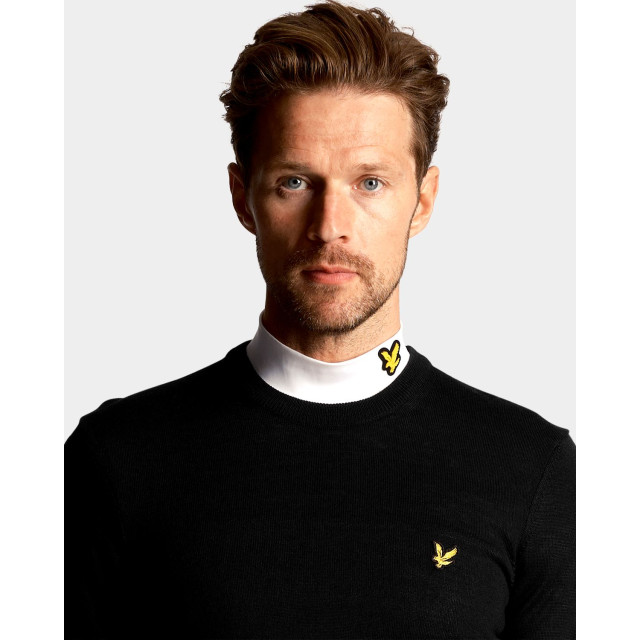 Lyle and Scott golf crew neck pullover - 065941_990-XL large