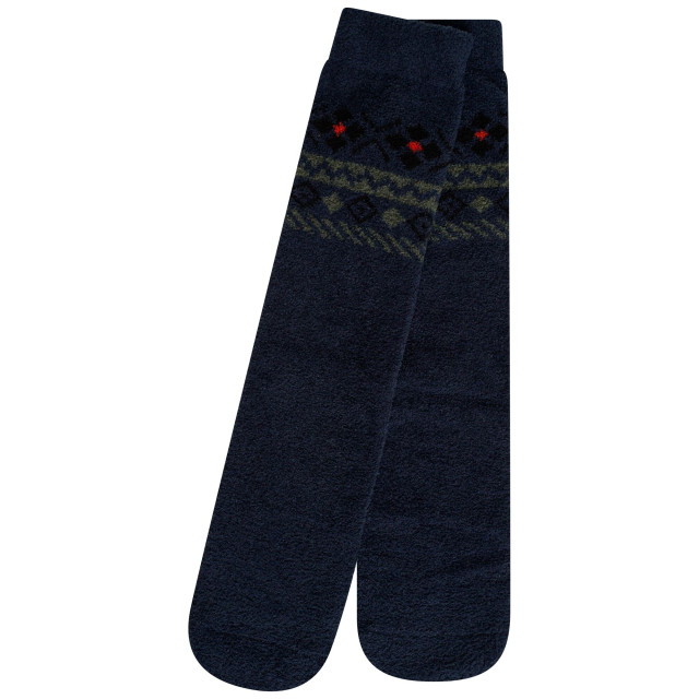 Dare2b Feestelijke fair isle pluizige kerstsokken voor volwassenen UTRG9248_moonlightdenimnavy large