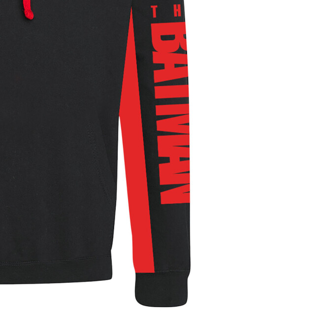 Batman Unisex icon hoodie voor volwassenen UTHE829_blackred large