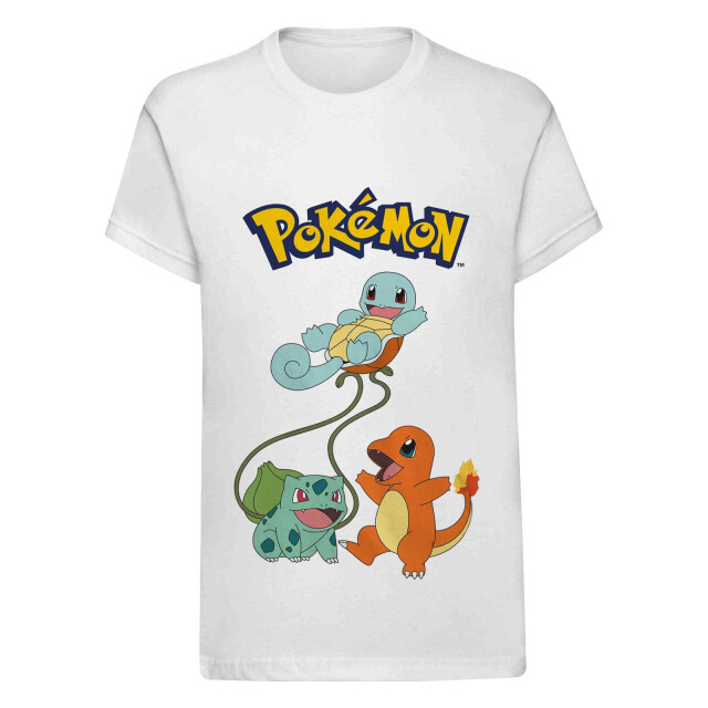 Pokemon Kinderen/kinderen origineel trio t-shirt UTHE337_white large