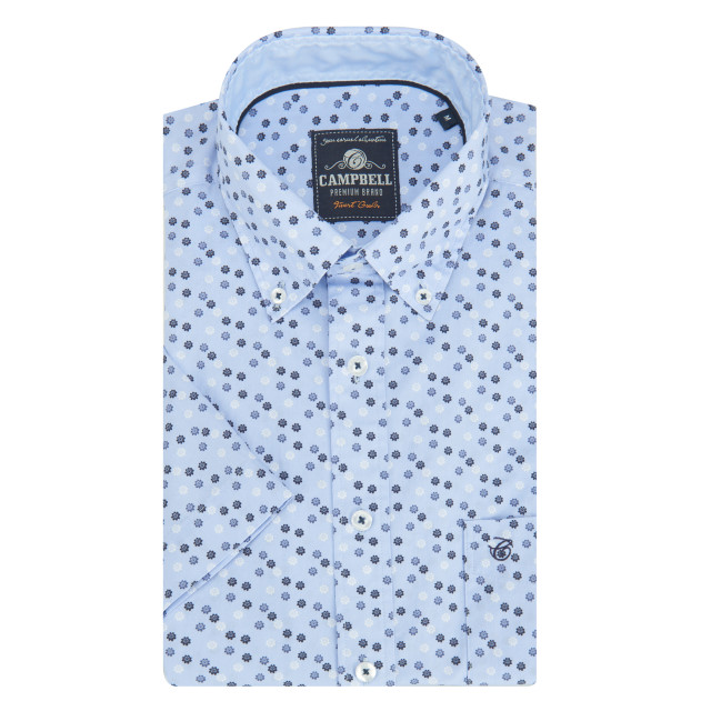 Campbell Classic casual overhemd met korte mouwen 089018-001-XXL large