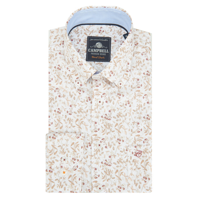 Campbell Classic casual overhemd met korte mouwen 088326-002-XXL large