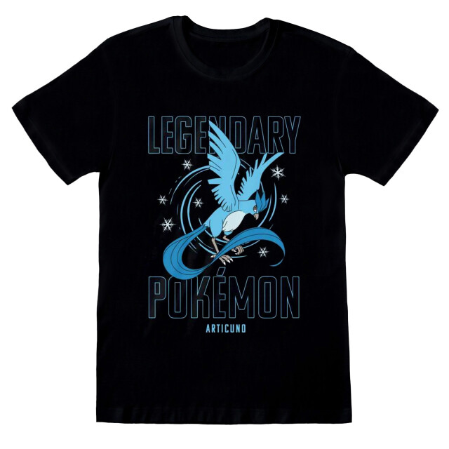 Pokemon Unisex legendarisch articuno t-shirt voor volwassenen UTHE956_blackblue large