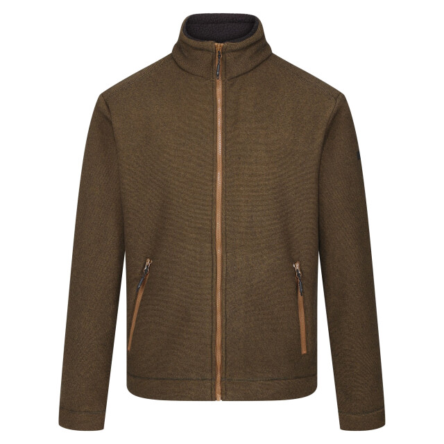 Regatta Heren garrian ii full zip fleece jacket UTRG8098_umber large
