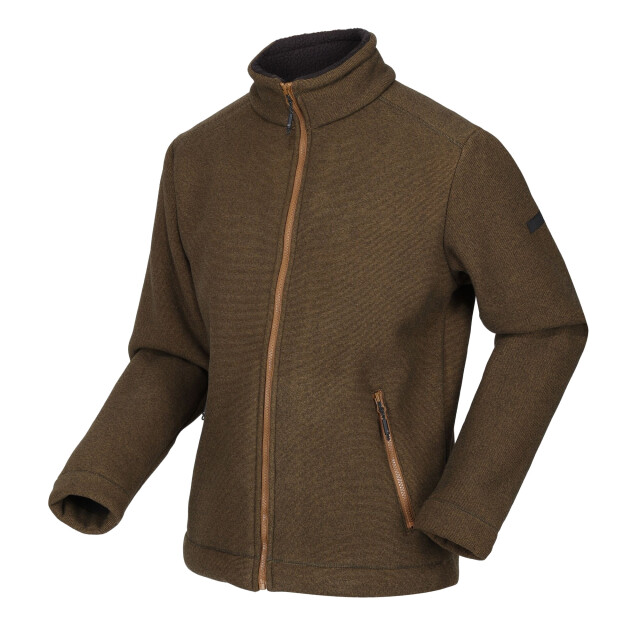 Regatta Heren garrian ii full zip fleece jacket UTRG8098_umber large