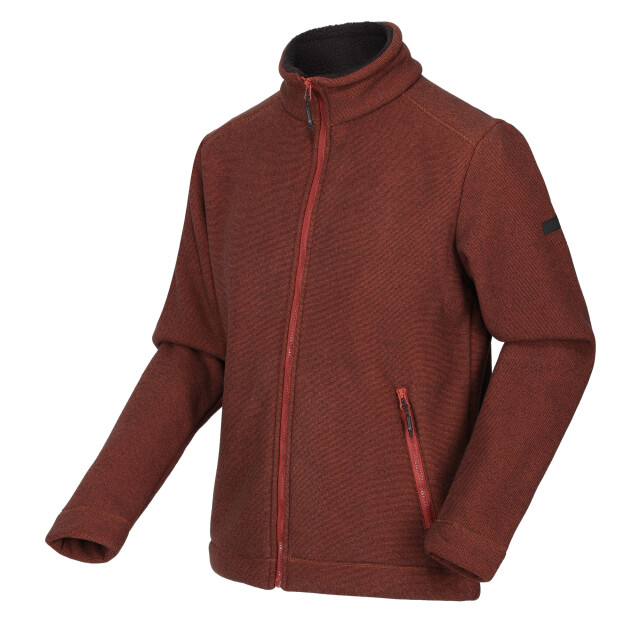 Regatta Heren garrian ii full zip fleece jacket UTRG8098_burnthenna large