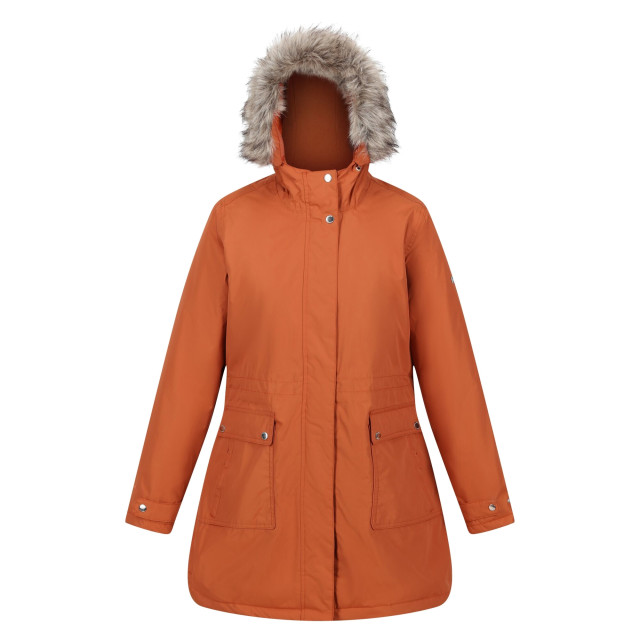 Regatta Dames sabinka parka met bontrand UTRG8148_burntcopper large