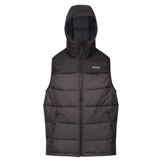 Regatta Heren nevado zwaargewicht mouwloze bodywarmer UTRG8163_blackash large