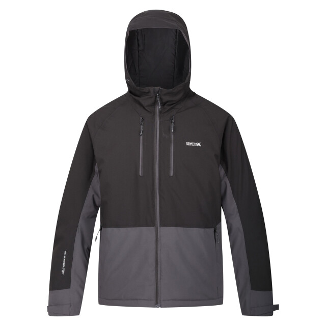 Regatta Heren highton iii stretch gewatteerde jas UTRG8127_blackash large