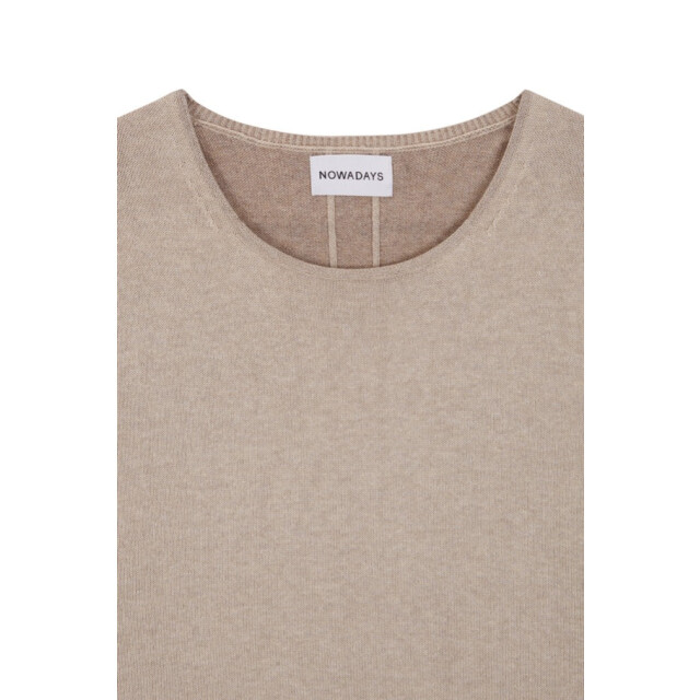 NOWADAYS Nowdays sweater plated knit wooden ash nai0208d2 243 NAI0208D2 243 large