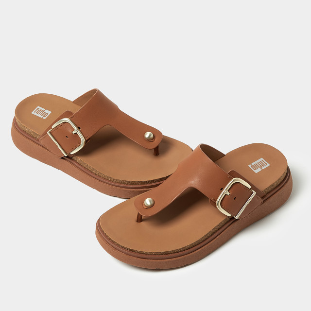 FitFlop Gen-ff buckle leather toe-post sandals HE7 large