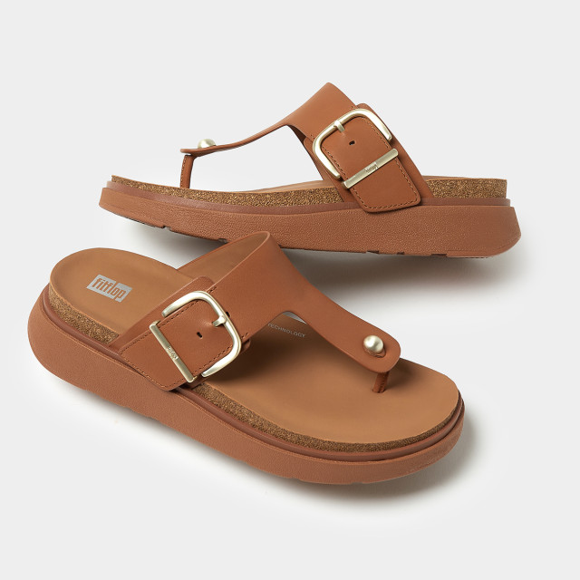 FitFlop Gen-ff buckle leather toe-post sandals HE7 large