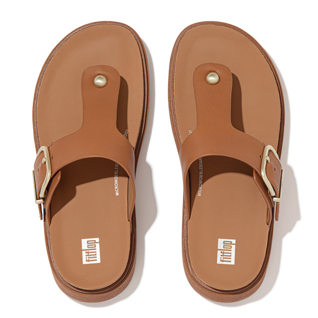 FitFlop Gen-ff buckle leather toe-post sandals HE7 large