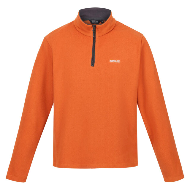 Regatta Geweldig voor buiten heren thompson half zip fleece sweater UTRG1390_burntorange large