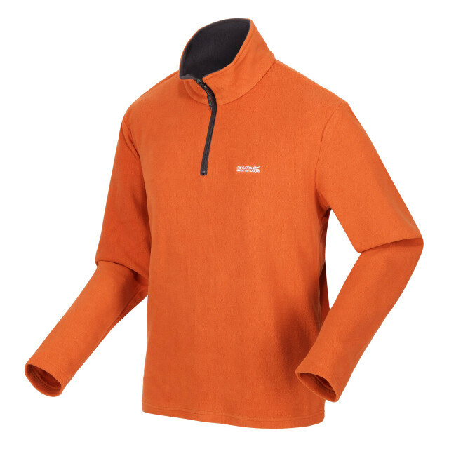 Regatta Geweldig voor buiten heren thompson half zip fleece sweater UTRG1390_burntorange large