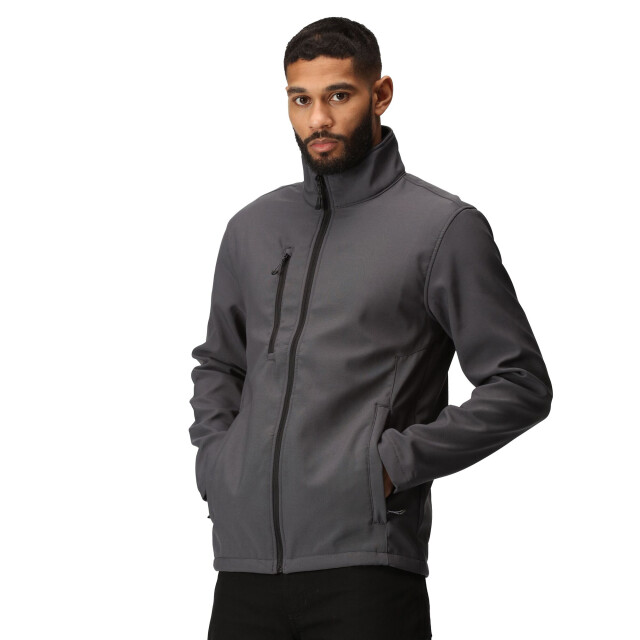 Regatta Heren eerlijkheid gemaakt van gerecycled softshell-jasje UTRG5117_sealgrey large
