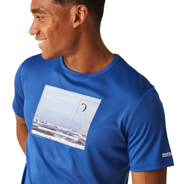 Regatta Heren fingal viii seaside t-shirt UTRG9698_newroyal large