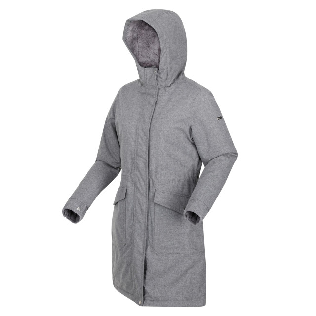 Regatta Dames romine waterdichte parka UTRG8077_stormgreymarl large