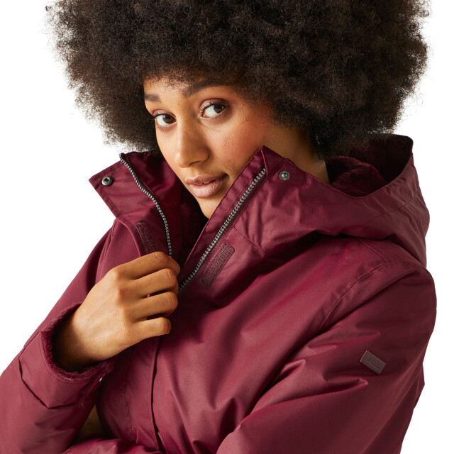 Regatta Dames romine waterdichte parka UTRG8077_cabernet large