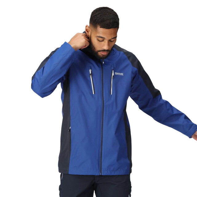 Regatta Heren calderdale iv waterdichte softshell wandeljas met capuchon UTRG5965_newroyalnavy large