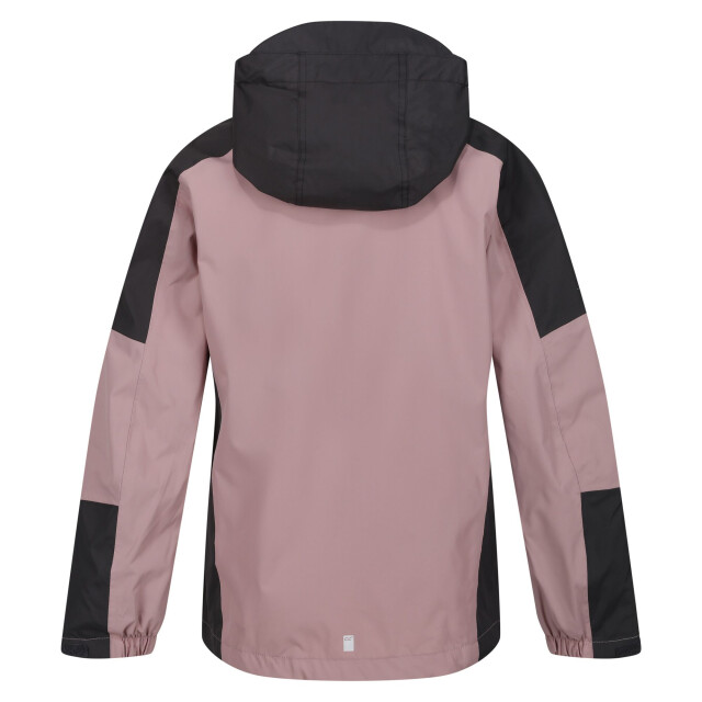 Regatta Calderdale ii waterdichte jas voor kinderen/kinderen UTRG5813_duskyrosesealgrey large