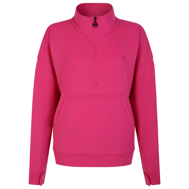 Dare2b Dames laura whitmore recoup ii half zip sweatshirt UTRG7984_purepink large