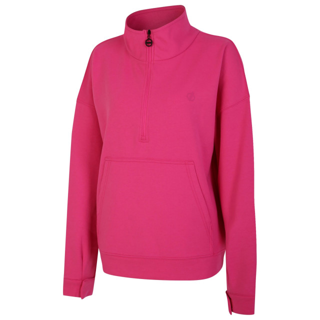 Dare2b Dames laura whitmore recoup ii half zip sweatshirt UTRG7984_purepink large