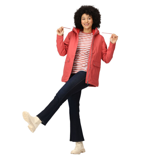 Regatta Dames broadia waterdichte jas UTRG9198_mineralred large