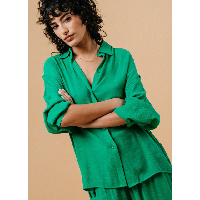 Grace & Mila Oversized blouse market Groene oversized blouse Market  large