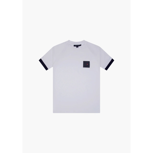 Black Donkey Kordaat t-shirt i white/black women CH3-MC23KT-WH large