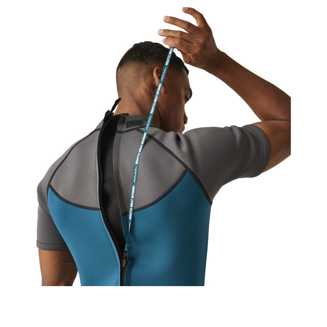 Regatta Heren kort wetsuit UTRG7776_greymoroccanblue large