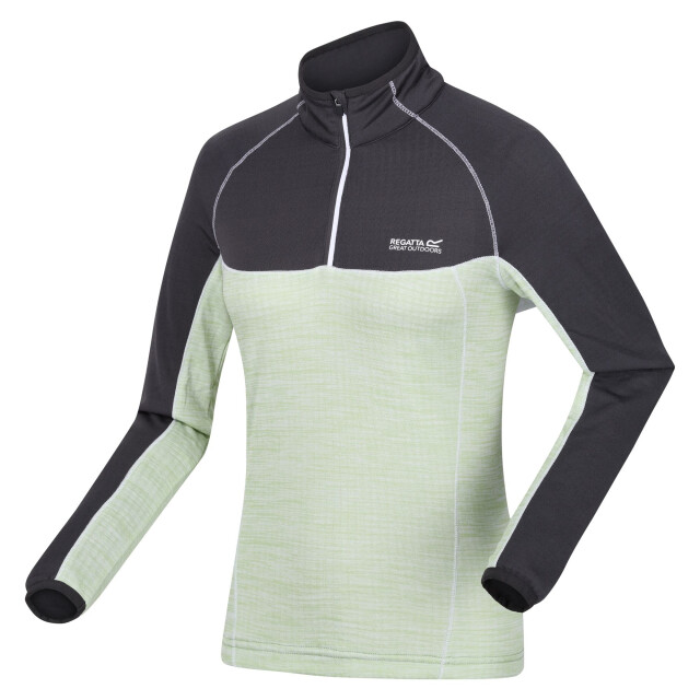 Regatta Dames hepley fleece UTRG6225_quietgreensealgrey large