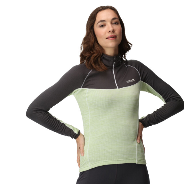 Regatta Dames hepley fleece UTRG6225_quietgreensealgrey large