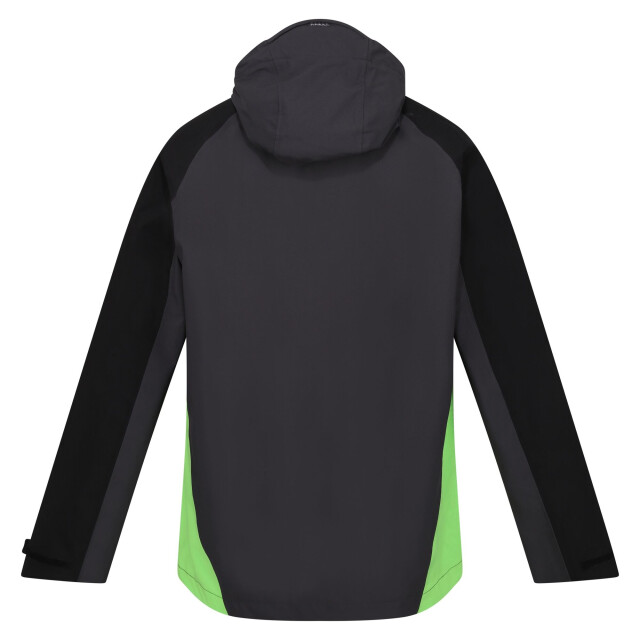 Regatta Britedale color block waterdichte jas voor heren UTRG6206_ashblack large