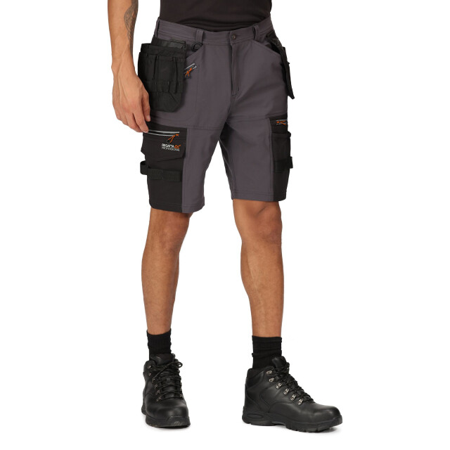 Regatta Heren infiltrate afneembare holster pocket shorts UTRG9836_ironblack large