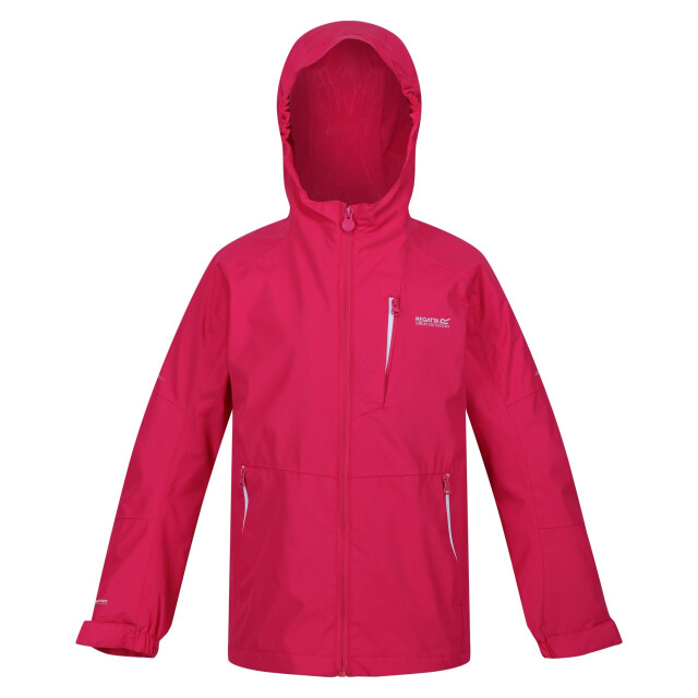 Regatta Calderdale ii waterdichte jas voor kinderen/kinderen UTRG9763_pinkpotion large