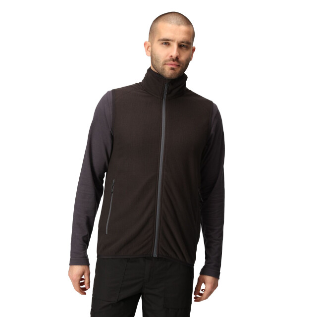 Regatta Heren navigate fleece gilet UTRG9725_blacksealgrey large